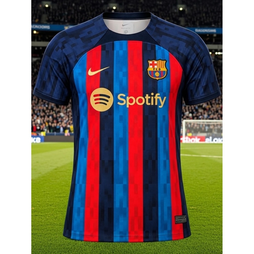 Nike FC Barcelona 2022/23 Home Soccer Jersey Dri-FIT Spotify Barça